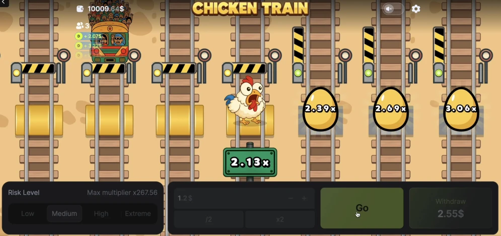 Chicken vs Train
