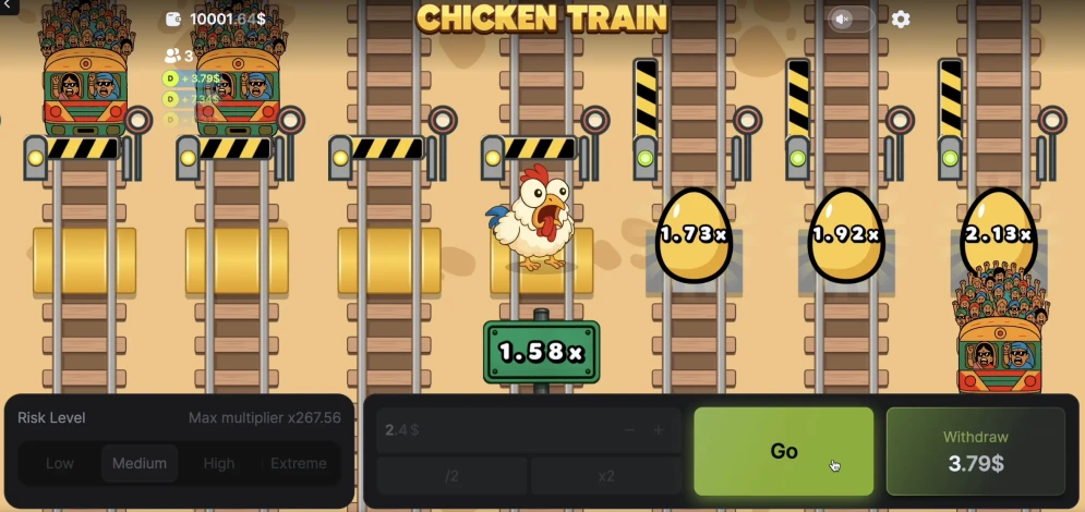 Chicken vs Train Game