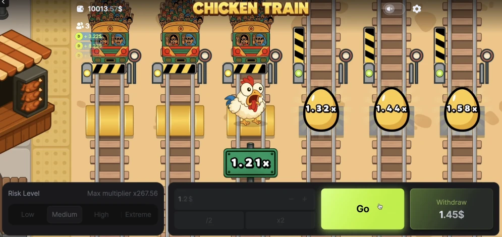 Chicken vs Train demo